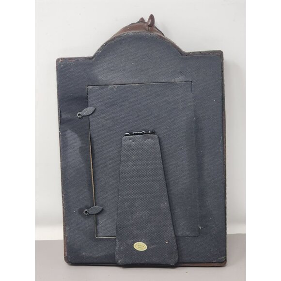 Horse-Themed Western Picture Frame With Barbed Wire & Rope Details 4" x 6"‎ - Picture 2 of 10